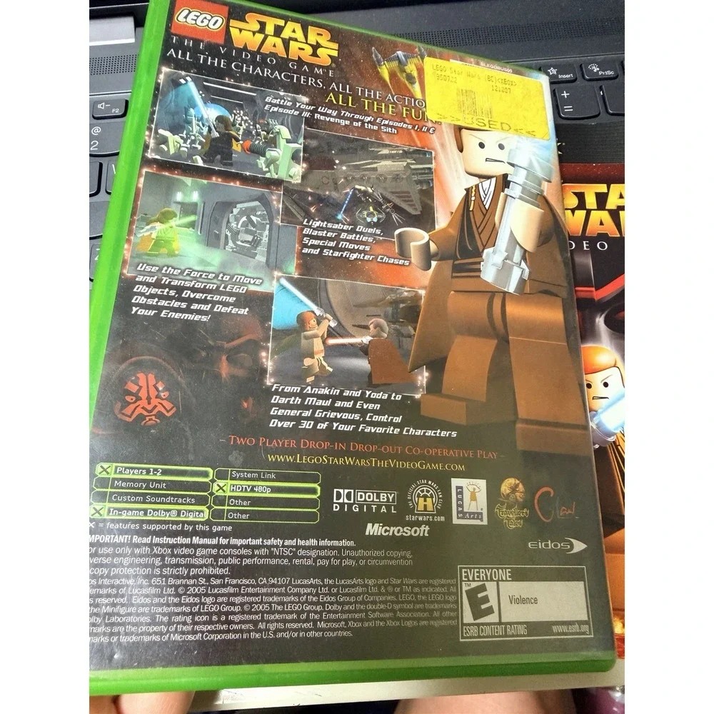 Case & Manual only LEGO Star Wars The Video Game Original‎ Xbox